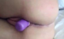 Up Close With Her Masturbating Using A Toy