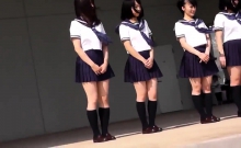 Japanese Teen In School Uniform