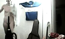 small tit girl showering on webcam