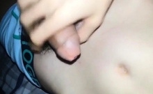 Young Asian Guy Cum