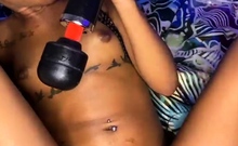 Ebony teens public nudity and dildo masturbation