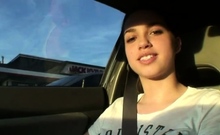 Courney James Nude in car