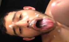 Arab Boy Take The Full Load Of Daddys Cum..