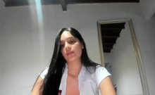 Brunette Solo Webcam Masturbation