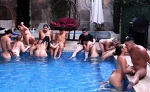 Gatita &amp; Nicole Zurich - Pool Orgy