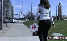 Sexy Yoga Pants In Public